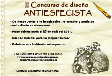 [Espanha] II Concurso de Desenho Antiespecista