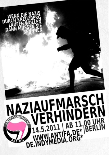 [Alemanha] Berlim: Nazis são expulsos de Kreuzberg, mesmo com a proteção da polícia