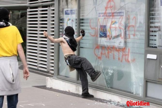 Protesto anti-G8 na França